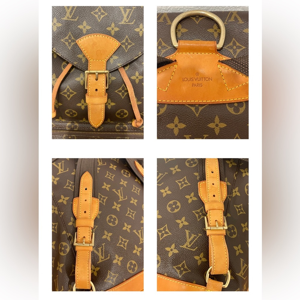 06. Louis Vuitton Montsouris leather backpack GM - Picture 12 of 16